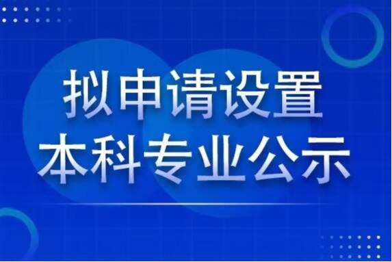 英国威廉集团官网2024年度拟申请设置本科专业公示